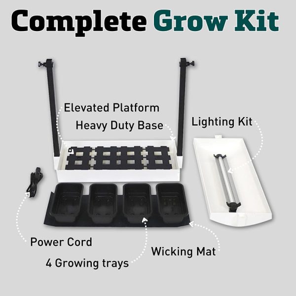 SunBlaster Micro Grow Light Garden - White Cheap - Image 3