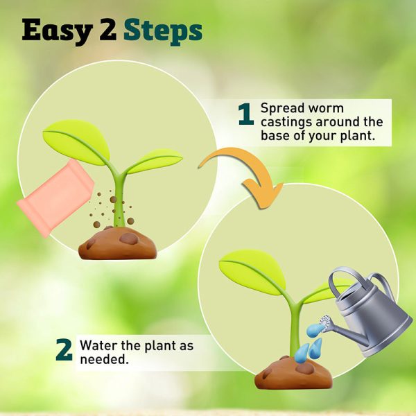 Worm Castings Soil Booster 4 oz. Supply - Image 4