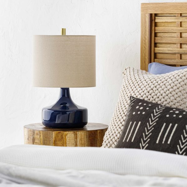 Astrakhan Blue & Wheat Table Lamp Online