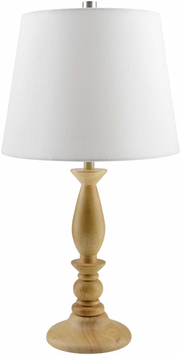 Utsunomiya Cream Wood Table Lamp Online - Image 4