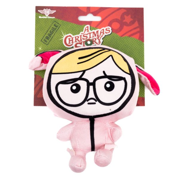 Dog Toy Squeaker Plush - A Christmas Story Ralphie Pink Bunny Pajama Pose For Discount - Image 2